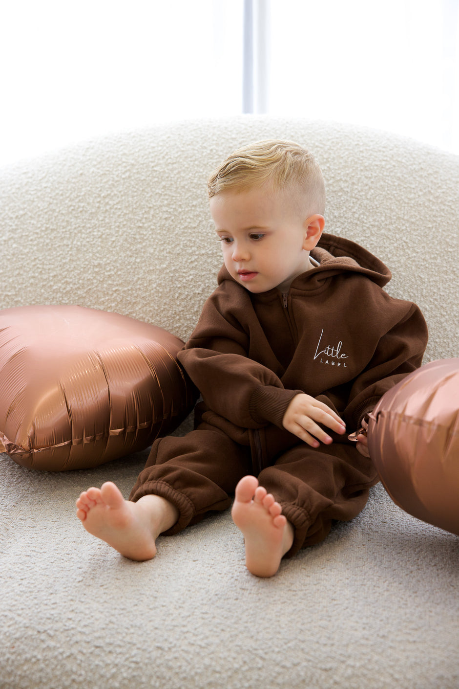 Little Rover Romper - Brown