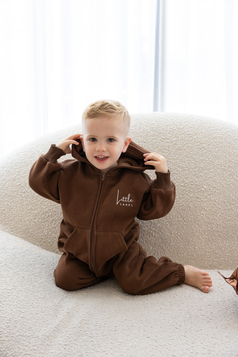 Little Rover Romper - Brown