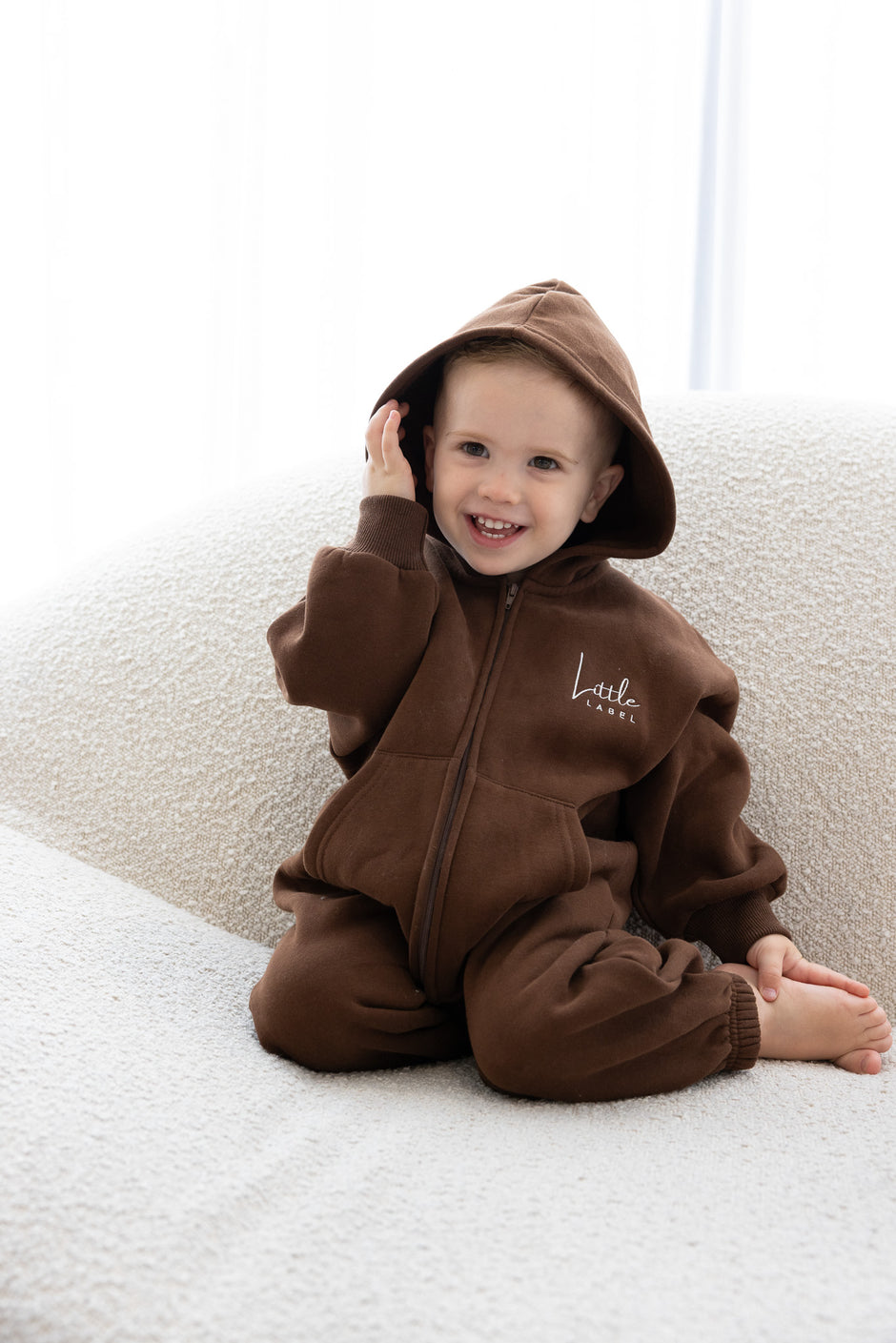Little Rover Romper - Brown