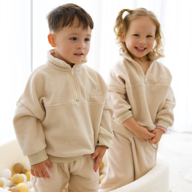 Sandy Cove Beige Tracksuit Set