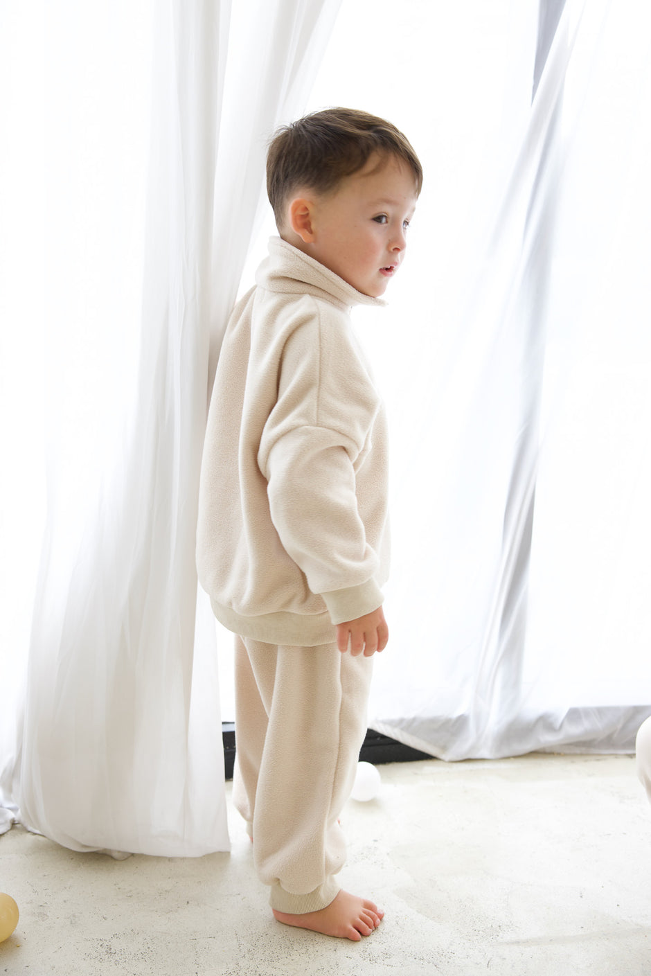 Sandy Cove Beige Tracksuit Set