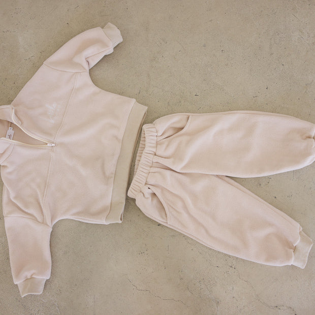 Sandy Cove Beige Tracksuit Set
