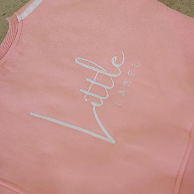 Coral Pink Tracksuit Set