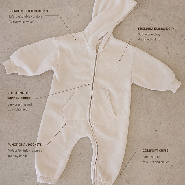 Little Rover Romper - Beige
