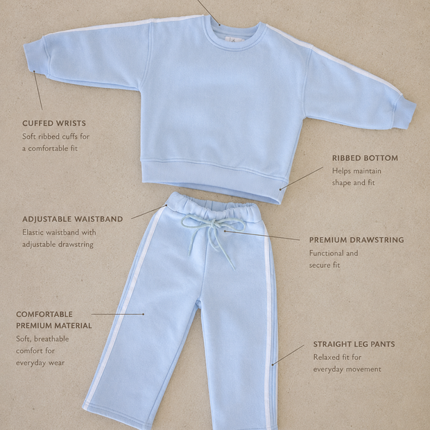 Coastal Blue Tracksuit Set