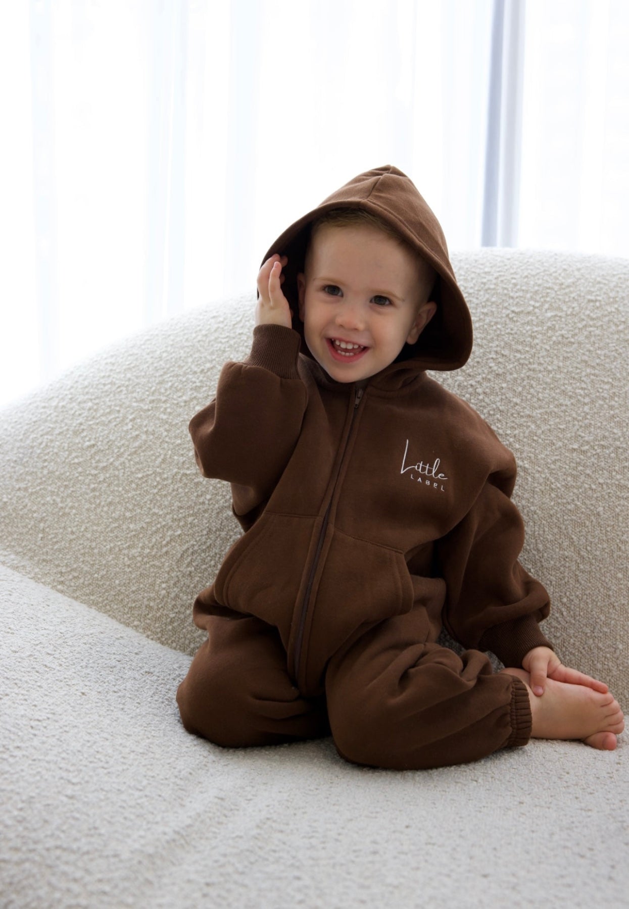 Little Rover Romper - Brown