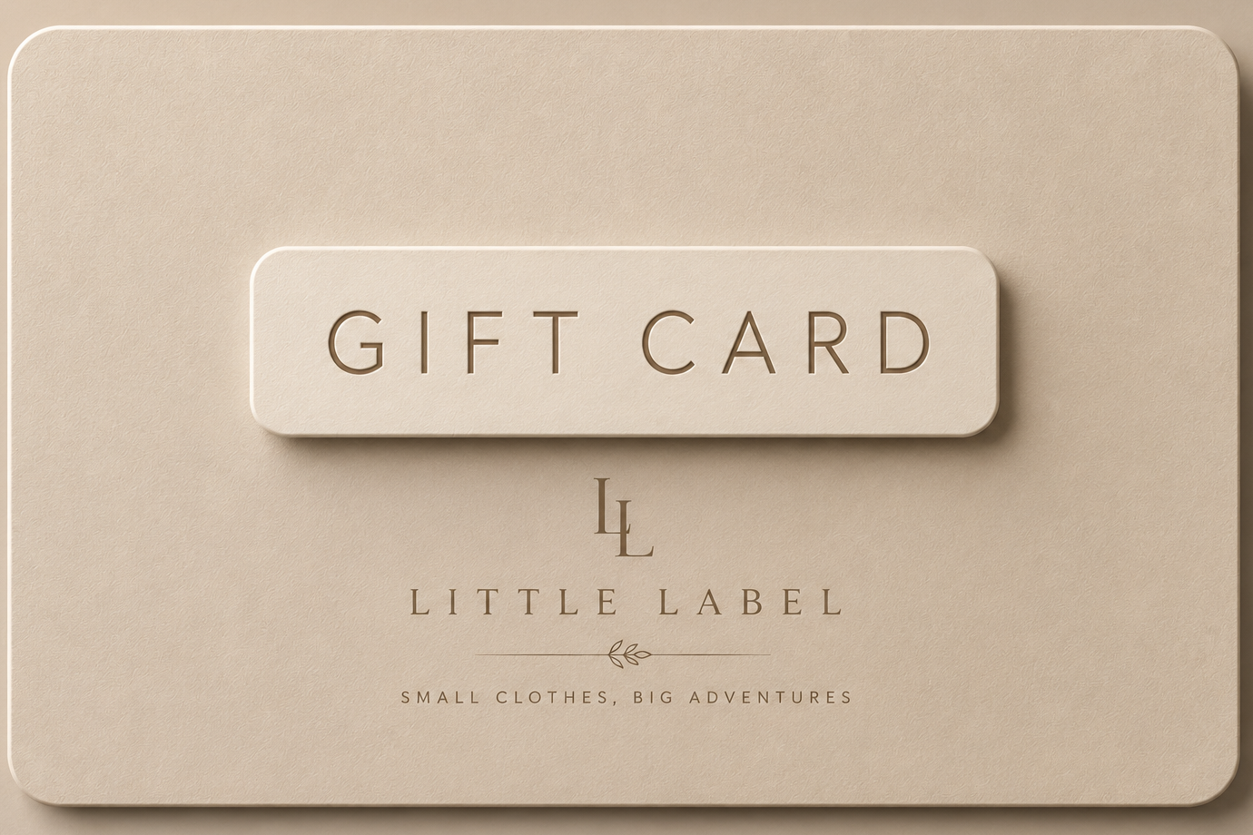 Special Gift Card - Little Label