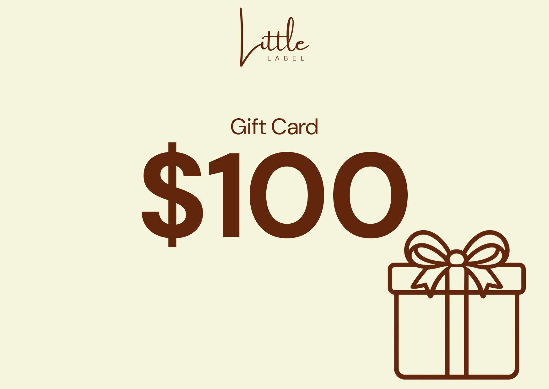 Special Gift Card - Little Label